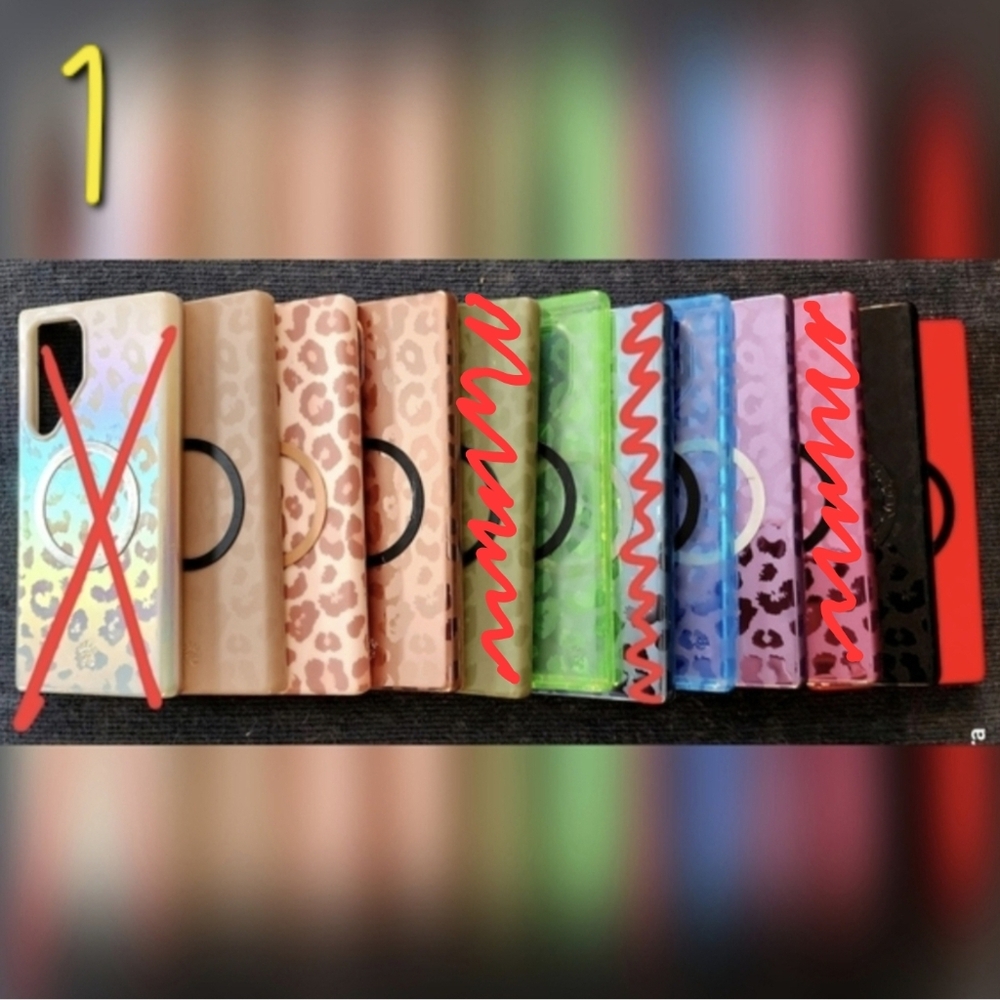 Various Velvet Caviar Galaxy S22 Ultra phone cases.